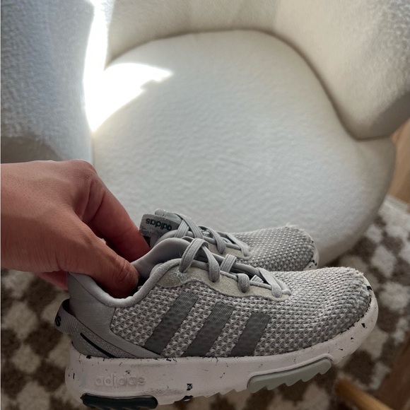 Adidas Light Gray Running Shoes - Picture 1 of 3